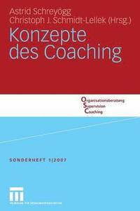 bokomslag Konzepte des Coaching