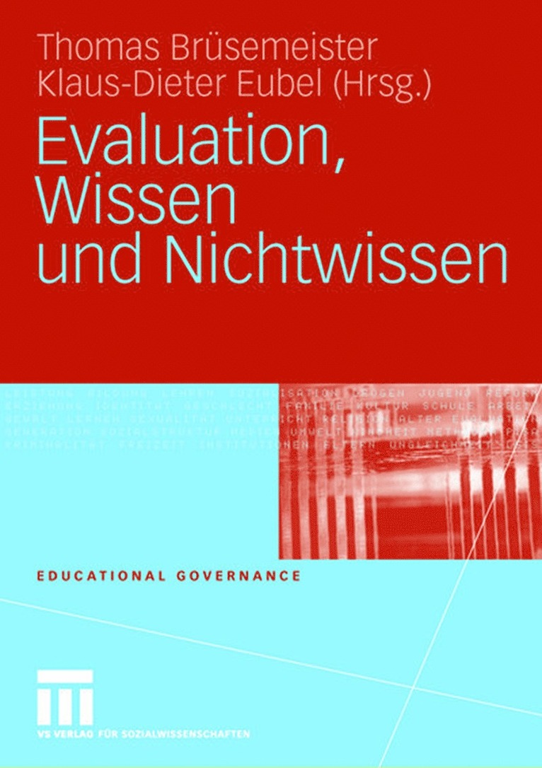 Thomas Brüsemeister, Klaus-Dieter Eubel - Evaluation, Wissen und Nichtwissen, Häftad