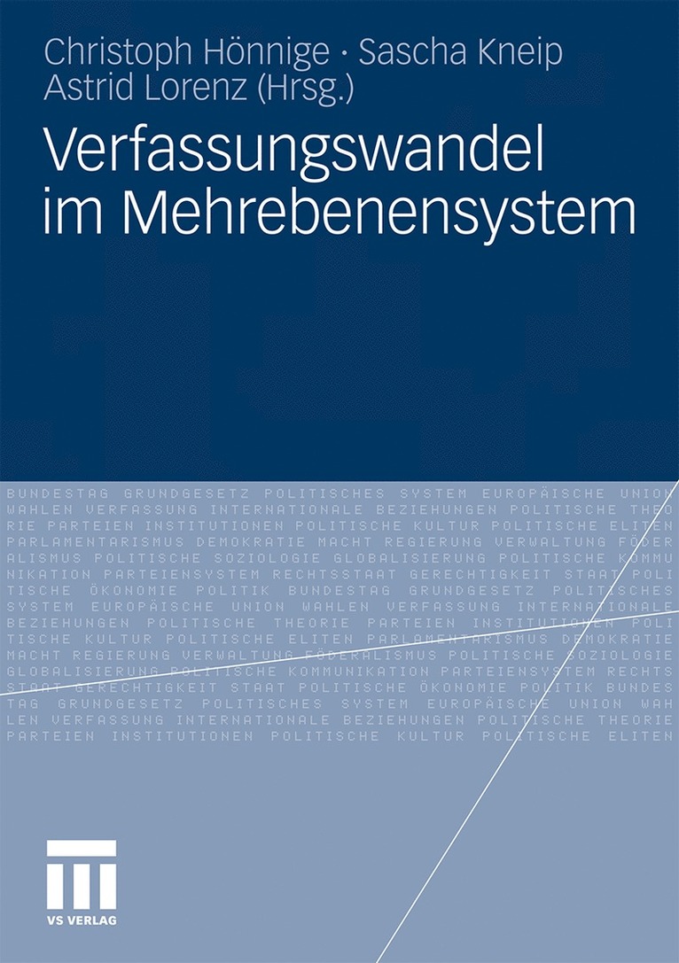 Verfassungswandel im Mehrebenensystem 1