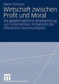 bokomslag Wirtschaft zwischen Profit und Moral