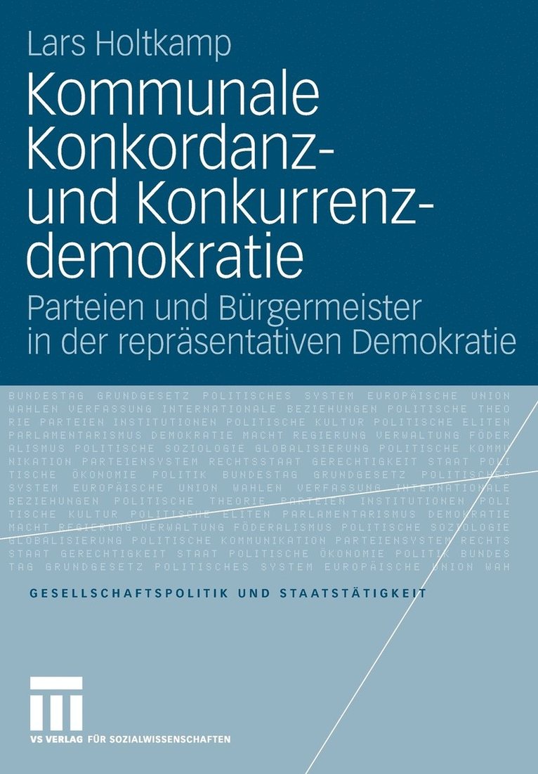 Kommunale Konkordanz- und Konkurrenzdemokratie 1