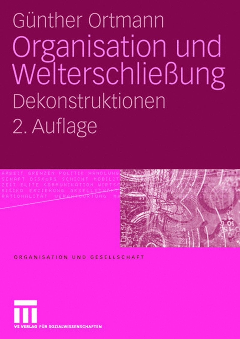 Günther Ortmann, G. Nther Ortmann, Gunther Ortmann - Organisation und Welterschließung, Häftad