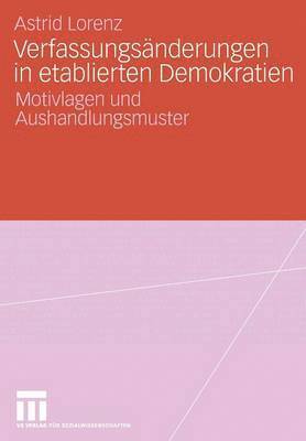 bokomslag Verfassungsnderungen in etablierten Demokratien