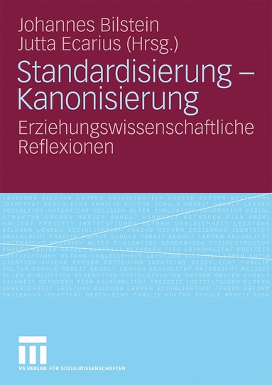 bokomslag Standardisierung - Kanonisierung