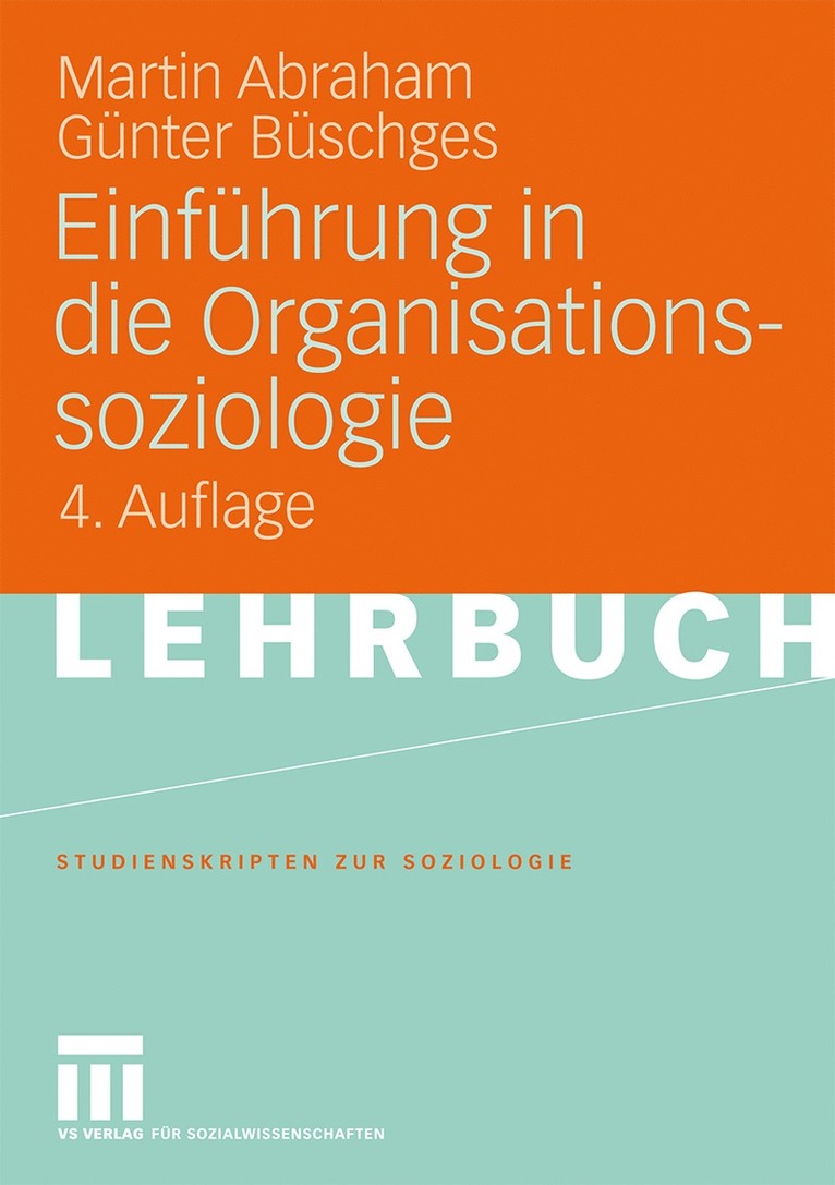 Einfhrung in die Organisationssoziologie 1