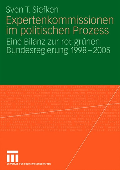 Sven T. Siefken - Expertenkommissionen im politischen Prozess, Häftad