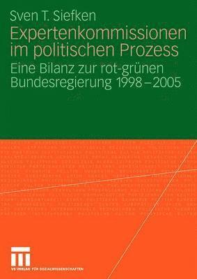 bokomslag Expertenkommissionen im politischen Prozess