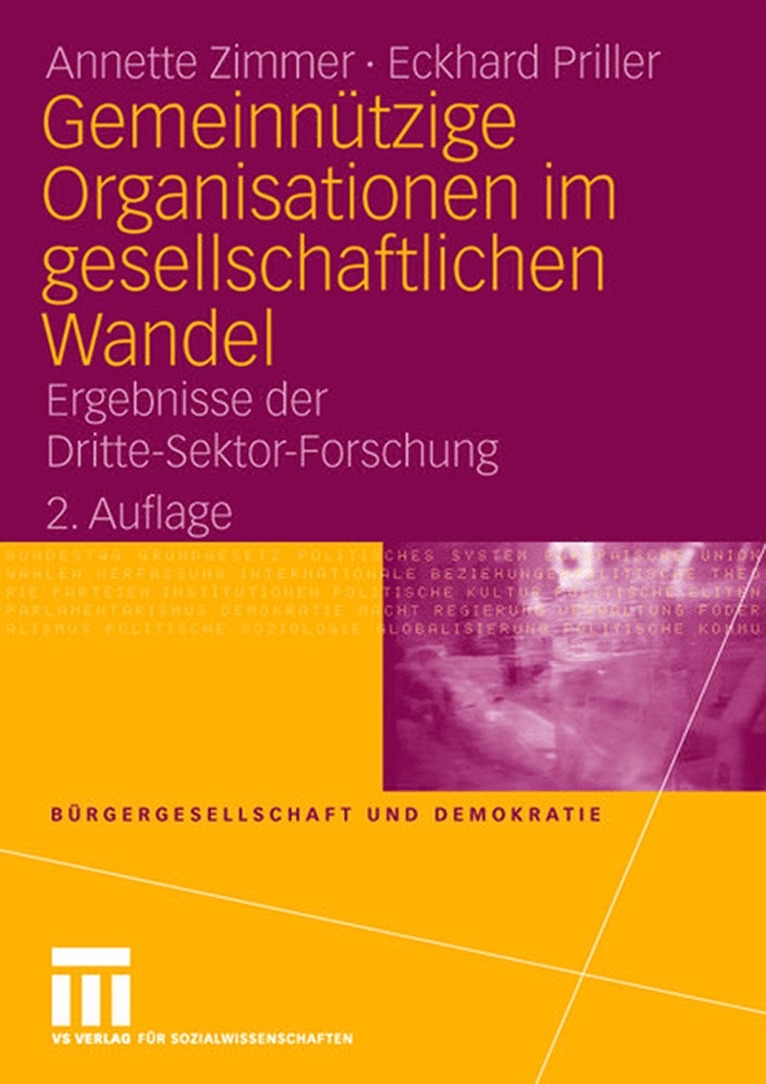 Annette Zimmer, Eckhard Priller - Gemeinnützige Organisationen im gesellschaftlichen Wandel, Häftad
