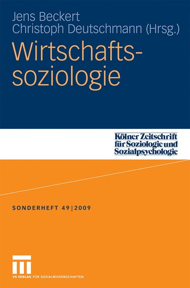 bokomslag Wirtschaftssoziologie