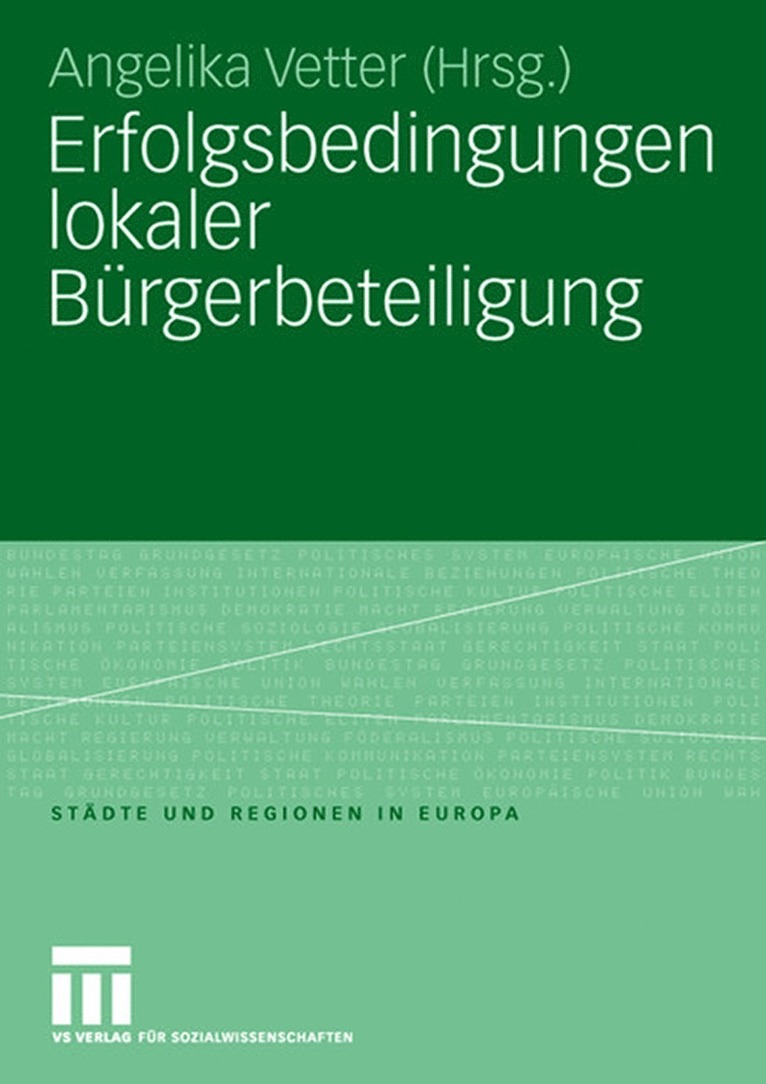 Erfolgsbedingungen lokaler Brgerbeteiligung 1