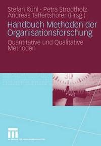 bokomslag Handbuch Methoden der Organisationsforschung