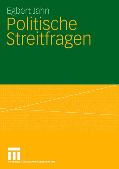 bokomslag Politische Streitfragen