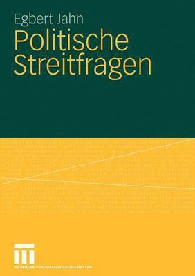Egbert Jahn - Politische Streitfragen, Häftad