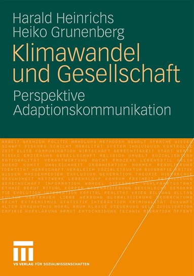 Harald Heinrichs, Heiko Grunenberg - Klimawandel und Gesellschaft, Häftad
