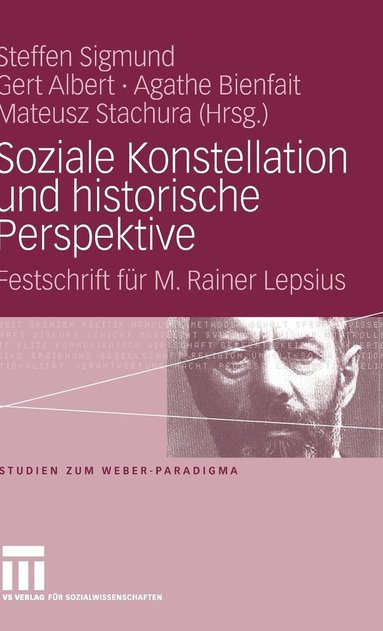 bokomslag Soziale Konstellation und historische Perspektive