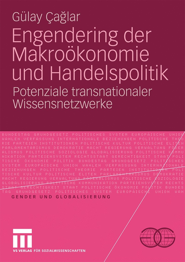 Gülay Caglar - Engendering der Makroökonomie und Handelspolitik, Häftad