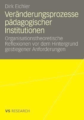 bokomslag Veränderungsprozesse pädagogischer Institutionen