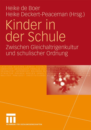 Heike de Boer, Heike Deckert-Peaceman - Kinder in der Schule, Häftad