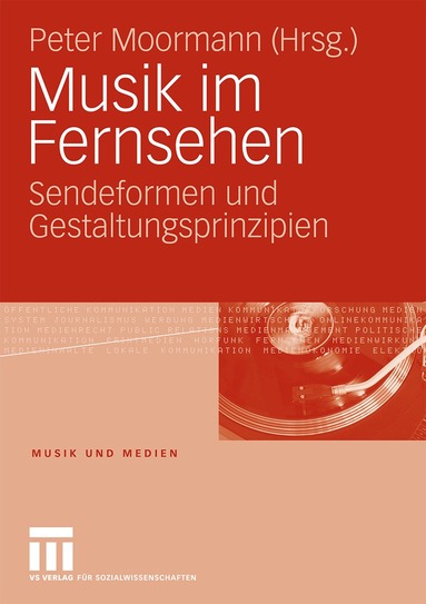 Peter Moormann - Musik im Fernsehen, Häftad