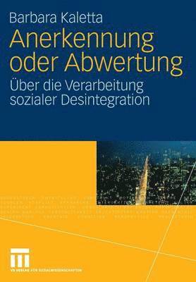 Anerkennung oder Abwertung 1