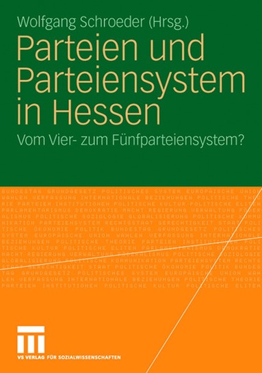 bokomslag Parteien und Parteiensystem in Hessen