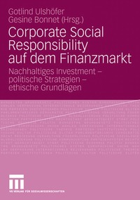 bokomslag Corporate Social Responsibility auf dem Finanzmarkt