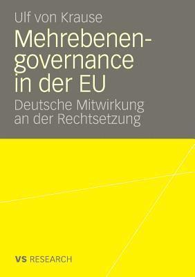 bokomslag Mehrebenengovernance in der EU