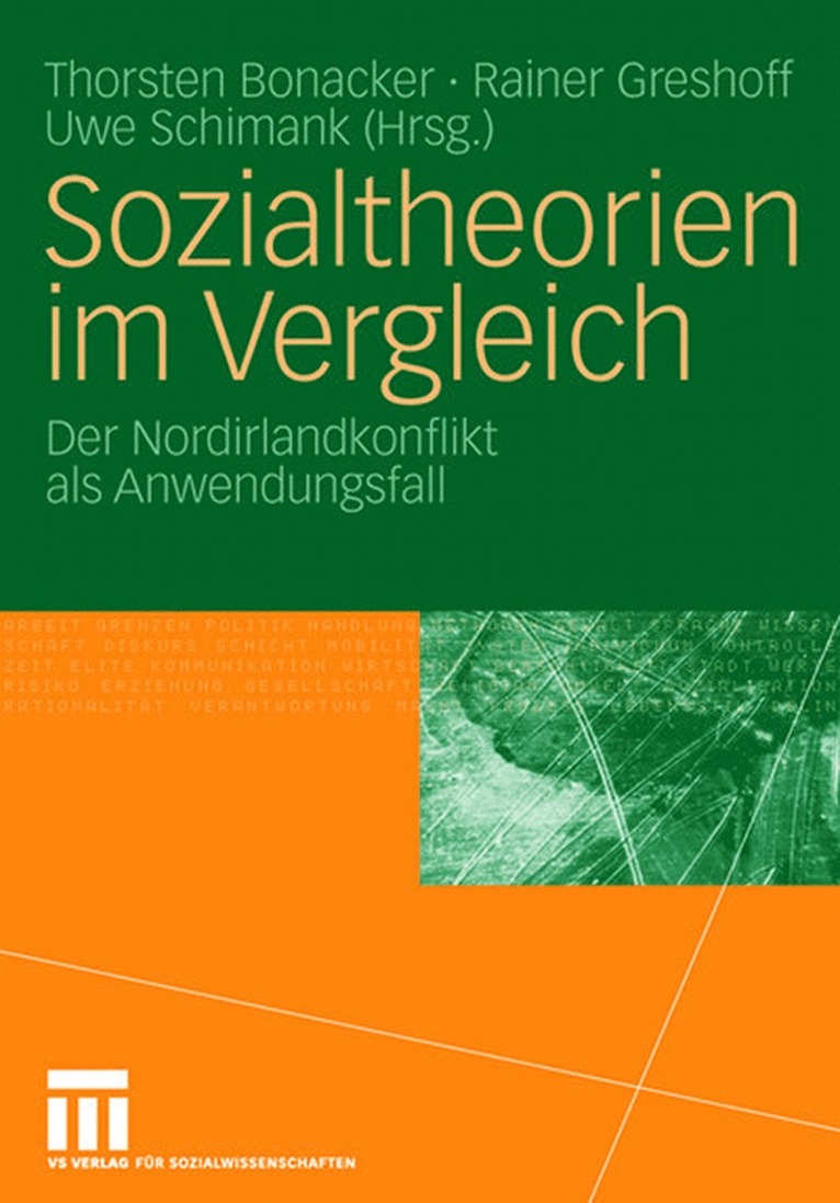 Thorsten Bonacker, Rainer Greshoff, Uwe Schimank - Sozialtheorien im Vergleich, Häftad