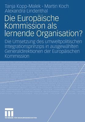 bokomslag Die Europische Kommission als lernende Organisation?