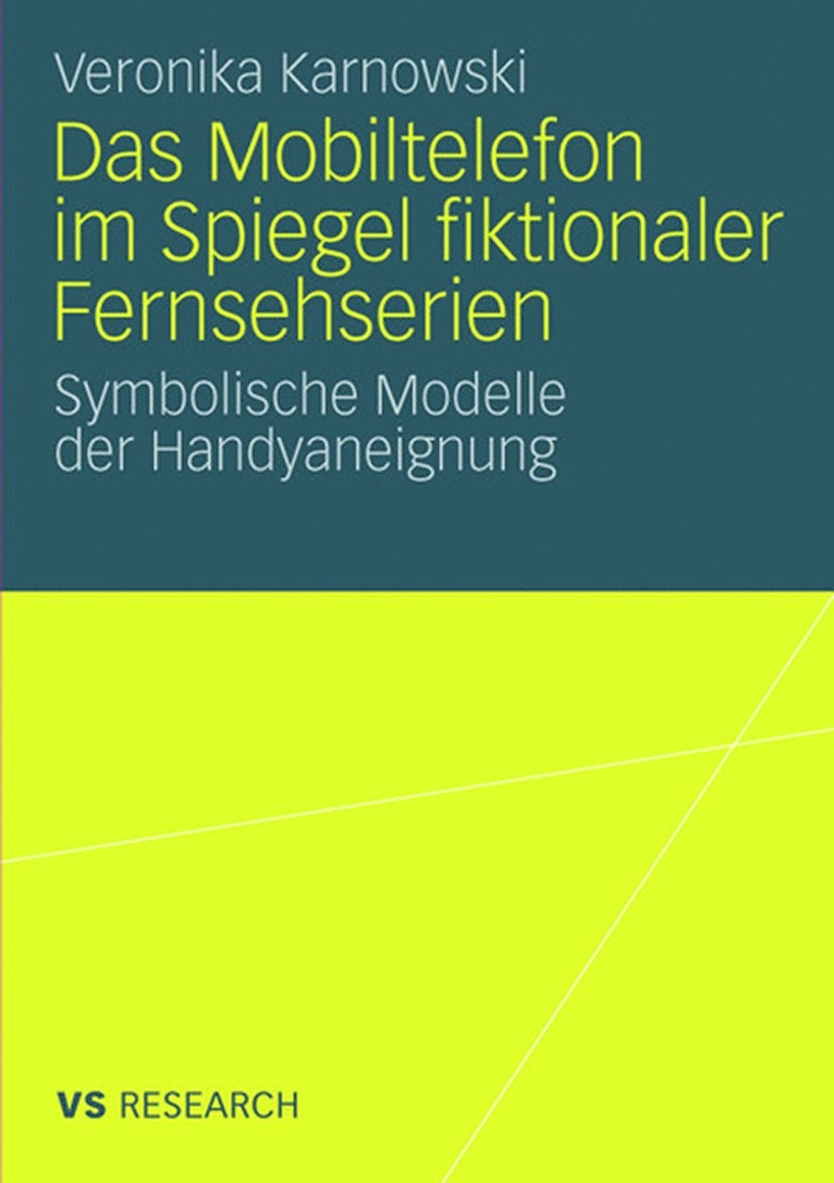 Veronika Karnowski - Das Mobiltelefon im Spiegel fiktionaler Fernsehserien, Häftad