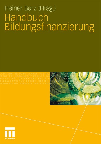 Heiner Barz - Handbuch Bildungsfinanzierung, Häftad