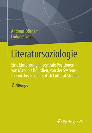 bokomslag Literatursoziologie