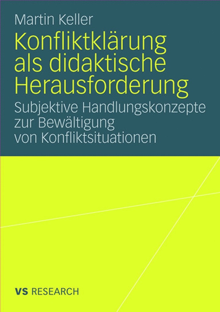 Martin Keller - Konfliktklärung als didaktische Herausforderung, Häftad