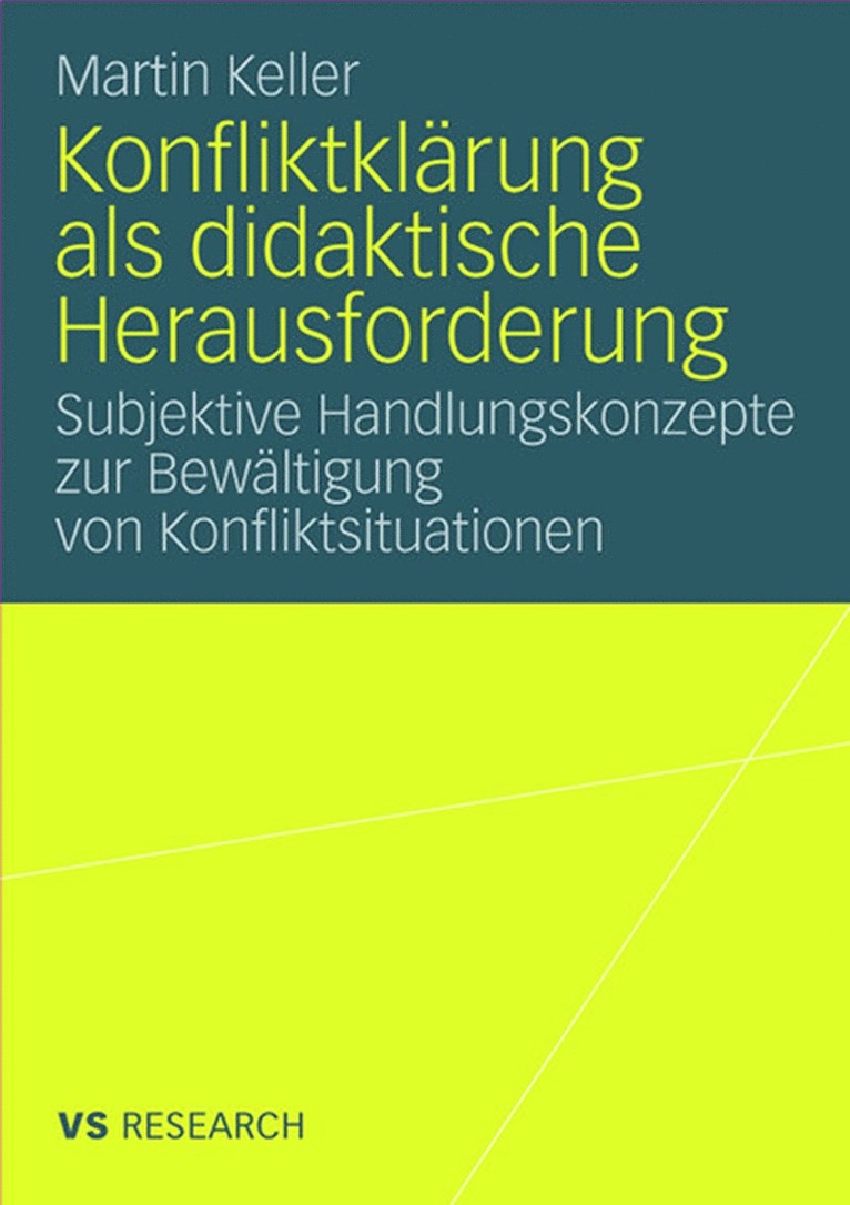 Konfliktklrung als didaktische Herausforderung 1