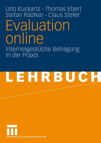 Udo Kuckartz, Udo Kuckartz, Thomas Ebert - Evaluation online, Häftad