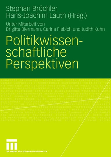 Stephan Bröchler, Hans-Joachim Lauth - Politikwissenschaftliche Perspektiven, Häftad