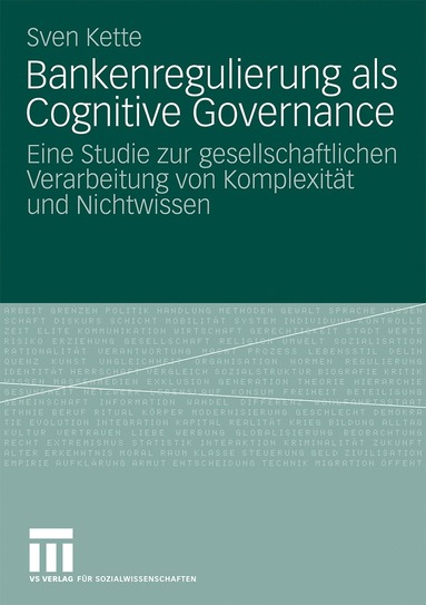 bokomslag Bankenregulierung als Cognitive Governance