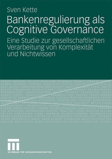 bokomslag Bankenregulierung als Cognitive Governance