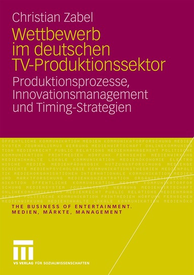 Christian Zabel - Wettbewerb im deutschen TV-Produktionssektor, Häftad