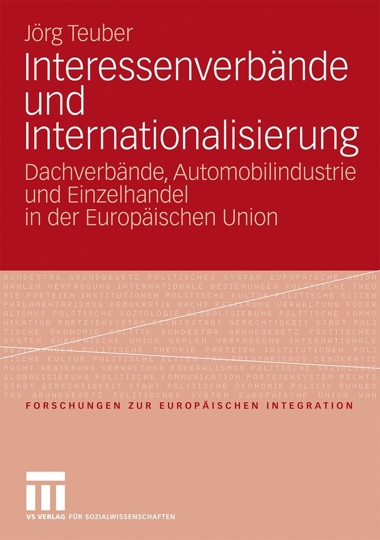 Interessenverbnde und Internationalisierung 1