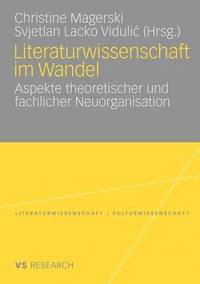 bokomslag Literaturwissenschaft im Wandel