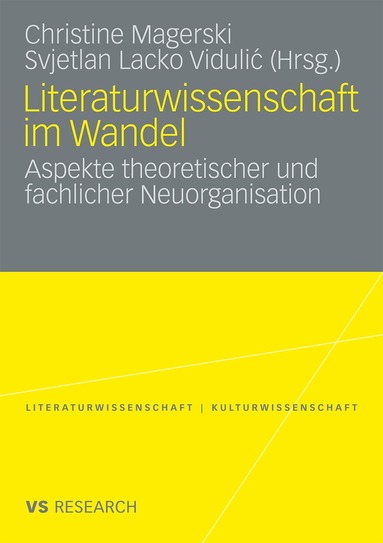 Christine Magerski, Svjetlan Lacko Vidulic - Literaturwissenschaft im Wandel, Häftad