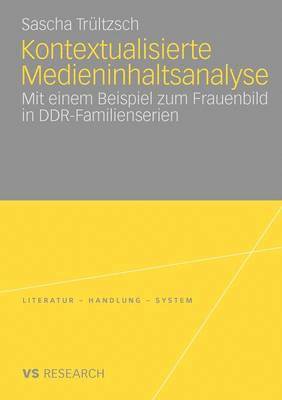 bokomslag Kontextualisierte Medieninhaltsanalyse