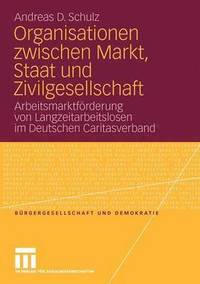 bokomslag Organisationen zwischen Markt, Staat und Zivilgesellschaft