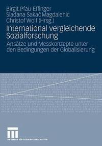 bokomslag International vergleichende Sozialforschung