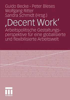 bokomslag ,Decent Work'