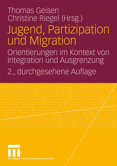 Thomas Geisen, Christine Riegel - Jugend, Partizipation und Migration, Häftad