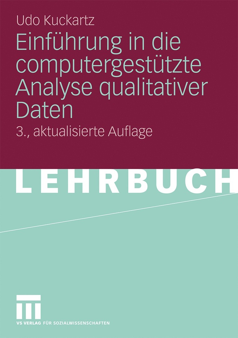 Einführung in die computergestützte Analyse qualitativer Daten