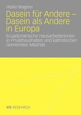 bokomslag Dasein für Andere - Dasein als Andere in Europa