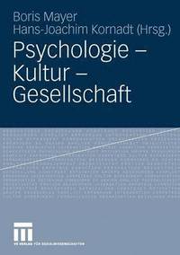 bokomslag Psychologie - Kultur - Gesellschaft